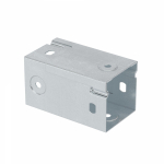 Разворот плоскости правый 50х50, глухой, цинк-ламельный ДКС