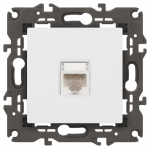 Розетка 1гн комп RJ45 с/у белый механизм кат.5е 14-3107-01 Elegance ЭРА (1/10) Розетка 1гн комп RJ45 с/у белый механизм кат.5е 14-3107-01 Elegance ЭРА (1/10)