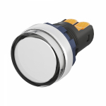 Лампа индикаторная в сборе 1 источник света белая круглая линза, плоская 9-24В AC/DC d22.2мм СВЕТОДИОД. (LED) IP68 DKC Mitra Лампа индикаторная в сборе 1 источник света белая круглая линза, плоская 9-24В AC/DC d22.2мм СВЕТОДИОД. (LED) IP68 DKC Mitra