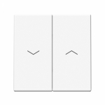 Выключатель управления жалюзи 2кл с/у белый механизм быстрозажим ArtGallery Systeme Electric (1/5/20)