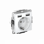 Розетка 1гн с З/К+2хUSB с/у лотос механизм 16А AtlasDesign Systeme Electric (1/10) Розетка 1гн с З/К+2хUSB с/у лотос механизм 16А AtlasDesign Systeme Electric (1/10)