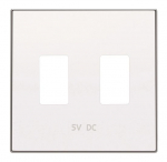 Центр. плата USB с/у usb пластик белый IP20 ABB Sky