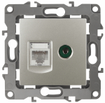 Розетка 2гн комп+ТВ RJ45+TV с/у перламутр механизм кат.5е 12-3110-15 Эра12 ЭРА (10/100/2500) Розетка 2гн комп+ТВ RJ45+TV с/у перламутр механизм кат.5е 12-3110-15 Эра12 ЭРА (10/100/2500)