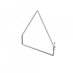 Хомут двускатной крышки лотка универсальный 600х80