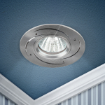 KL43 SL /1 Светильник ЭРА KL43 SL /1  литой  "алюминевый " MR16,12V/220V, 50W  серебро (100/2100)