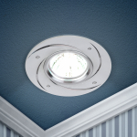 KL43 WH/1 Светильник ЭРА Светильник ЭРА литой  "алюминевый " MR16,12V/220V, 50W белый (100/2100)