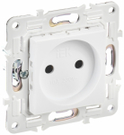 Розетка 1гн без З/К с/у белый арктический механизм 10А SK-R02W SKANDY IEK (1/10/100)
