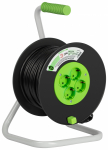 Удлинитель силовой ЭРА GREEN LINE KAT-3x1-40m Greenline на катушке пластик 4 розетки с заземлением 40м ПВС 3x1мм2 Удлинитель силовой ЭРА GREEN LINE KAT-3x1-40m Greenline на катушке пластик 4 розетки с заземлением 40м ПВС 3x1мм2