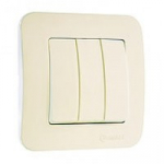 Makel Lillium крем. механизм выключателя  3кл