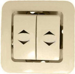 Makel Lillium крем. механизм выключателя 2кл прох.