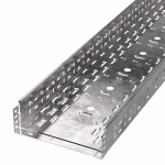 Лоток кабельный листовой 3000x300x100 сталь с перфорированной боковой стенкой толщ.0.8мм ПРОМРУКАВ