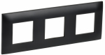 Рамка 3гн черный SK-F03Bl SKANDY IEK (1/10/100)