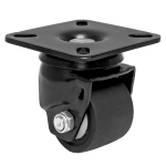 Ролик без тормоза D50 мм стат. нагрузка 300 кг черный Ролик без тормоза D50 мм стат. нагрузка 300 кг черный