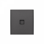 Розетка компьютерная RJ45 кат6 с/у графит механизм с рамкой MIELE STRONG KRANZ (1/100)