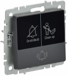 BRITE Кнопка звонка с инд. отел. 10А ВС10-1-9-БрГ граф. IEK BRITE Кнопка звонка с инд. отел. 10А ВС10-1-9-БрГ граф. IEK