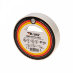 Изолента белая 19/25м толщина 0,13мм ПВХ KRANZ (5/5/200) Изолента белая 19/25м толщина 0,13мм ПВХ KRANZ (5/5/200)