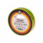Изолента желто-зеленая 19/25м толщина 0,13мм ПВХ KRANZ (5/5/200) Изолента желто-зеленая 19/25м толщина 0,13мм ПВХ KRANZ (5/5/200)