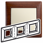 Рамка 3гн тонированное дерево Valena Legrand (1/2) Рамка 3гн тонированное дерево Valena Legrand (1/2)