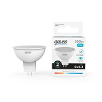 Лампа светодиод 3,5Вт GU5,3 4100К 300Лм MR16 Gauss Elementary 1/10/100