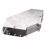 Угол д/листового кабель.лотка 90° горизонтальн. без разъема/соединителя сталь светло-серый ПРОМРУКАВ