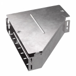 Переходник - редуктор д/лист. каб. лотка без разъема/соедин-ля сужение слева 400мм/150мм с высотой лотка100мм оцинк. ПРОМРУКАВ Переходник - редуктор д/лист. каб. лотка без разъема/соедин-ля сужение слева 400мм/150мм с высотой лотка100мм оцинк. ПРОМРУКАВ