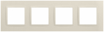 Рамка для розеток и выключателей ЭРА Elegance 14-5014-02 Classic, на 4 поста, слоновая кость Рамка для розеток и выключателей ЭРА Elegance 14-5014-02 Classic, на 4 поста, слоновая кость