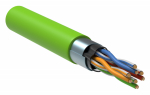FTP 4PR 24AWG CAT5e информационный solid, LSZH, зеленый ITK FTP 4PR 24AWG CAT5e информационный solid, LSZH, зеленый ITK