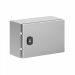 Корпус распред. шкафа 1двер. нержавеющая сталь нержавеющая сталь 300мм 200мм 150мм с монтажной платой IP66 DKC