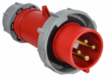 Вилка пер. ССИ-0242 32А-6ч 380В 3P+PE IP67 IEK Вилка пер. ССИ-0242 32А-6ч 380В 3P+PE IP67 IEK
