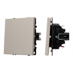 ARL NOBE Выключатель звонковый 1 кл софт-тач кашемир SWT-MKR1-SFPL-CA (250V, 10A) (Arlight, -) ARL NOBE Выключатель звонковый 1 кл софт-тач кашемир SWT-MKR1-SFPL-CA (250V, 10A) (Arlight, -)