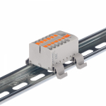 Зажим клеммный проходной 28.8мм размер ячейки 41.3мм на DIN-рейку 1 уровень сечение провода 6мм² 41А 690В термопласт DKC (ДКС) Зажим клеммный проходной 28.8мм размер ячейки 41.3мм на DIN-рейку 1 уровень сечение провода 6мм² 41А 690В термопласт DKC (ДКС)