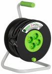 Удлинитель на катушке 4гн с З/К 40м пластик 16А ПВС 3х1,5 KAT-3x1.5-40m GREEN LINE ЭРА (1)