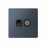 Розетка 2гн комп+ТВ RJ45+TV с/у грифель механизм кат.5е ArtGallery Systeme Electric (1/5/20)