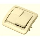 Makel Mimoza крем. б/вст выключатель  2кл