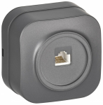 GLORY Роз. комп. RJ45 кат.5E о/у РК10-ХСм сталь м. IEK GLORY Роз. комп. RJ45 кат.5E о/у РК10-ХСм сталь м. IEK