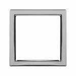 Рамка 1-пост. цвет хром глянцевый, пластик DKC