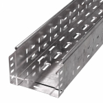 Лоток кабельный листовой 3000x150x100 сталь с перфорированной боковой стенкой толщ.0.7мм ПРОМРУКАВ