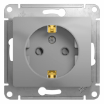 Розетка 1гн с З/К шторки с/у алюминий механизм 16А Glossa Systeme Electric (1/20) Розетка 1гн с З/К шторки с/у алюминий механизм 16А Glossa Systeme Electric (1/20)