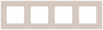 Рамка для розеток и выключателей ЭРА Серия 12 12-5204-15 на 4 поста, Классик, перламутр Рамка для розеток и выключателей ЭРА Серия 12 12-5204-15 на 4 поста, Классик, перламутр