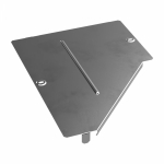 Крышка переходника левого Стандарт INOX (AISI 304) 400х200 Промрукав Крышка переходника левого Стандарт INOX (AISI 304) 400х200 Промрукав