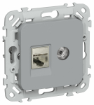 FLITE Роз. 2-я RJ45/TV кат.6 STP РКТВ6-2-1-ФлС сер. IEK