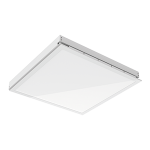 Светодиодный светильник VARTON для потолка Ecophon Gedina D 600х600х65 мм 36 ВТ 4000 K РЗ IP40