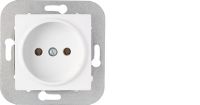 Розетка 1гн без З/К с/у белый механизм УЮТ Беларусь (1/10/80) Розетка 1гн без З/К с/у белый механизм УЮТ Беларусь (1/10/80)