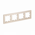 Рамка 4гн крем AtlasDesign Systeme Electric (1/15) Рамка 4гн крем AtlasDesign Systeme Electric (1/15)