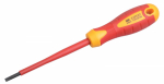 Отвертка шлицевая SL4х0,8х100мм диэлектрическая 1000В Expert IEK (1/12/120)
