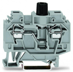 Клемма с плавкой вставкой 1ур. ячейка 13мм на DIN-рейку 10А 0.2-6мм² с плавк. предохр. 5х25 мм, винтовой держатель, Wago _ Клемма с плавкой вставкой 1ур. ячейка 13мм на DIN-рейку 10А 0.2-6мм² с плавк. предохр. 5х25 мм, винтовой держатель, Wago _