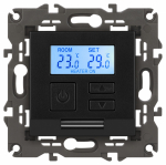 14-4111-05 Эл/ус ЭРА Терморегулятор универс. 230В-Imax16А, IP20, Эра Elegance, антрацит 14-4111-05 Эл/ус ЭРА Терморегулятор универс. 230В-Imax16А, IP20, Эра Elegance, антрацит