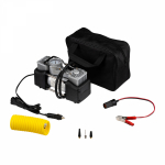 Компрессор автомобильный усиленный двухпоршневой (60л/мин, 10 АТМ) REXANT