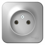 Розетка 1гн без З/К о/у алюминий изол.пласт. 16А IP20 Blanca Schneider Electric Розетка 1гн без З/К о/у алюминий изол.пласт. 16А IP20 Blanca Schneider Electric