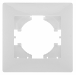 Рамка 1гн белый Bravo GUSI